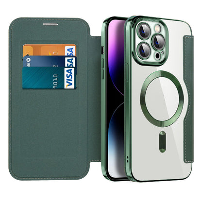 Slim Magnetic Phone Flip Cover Case