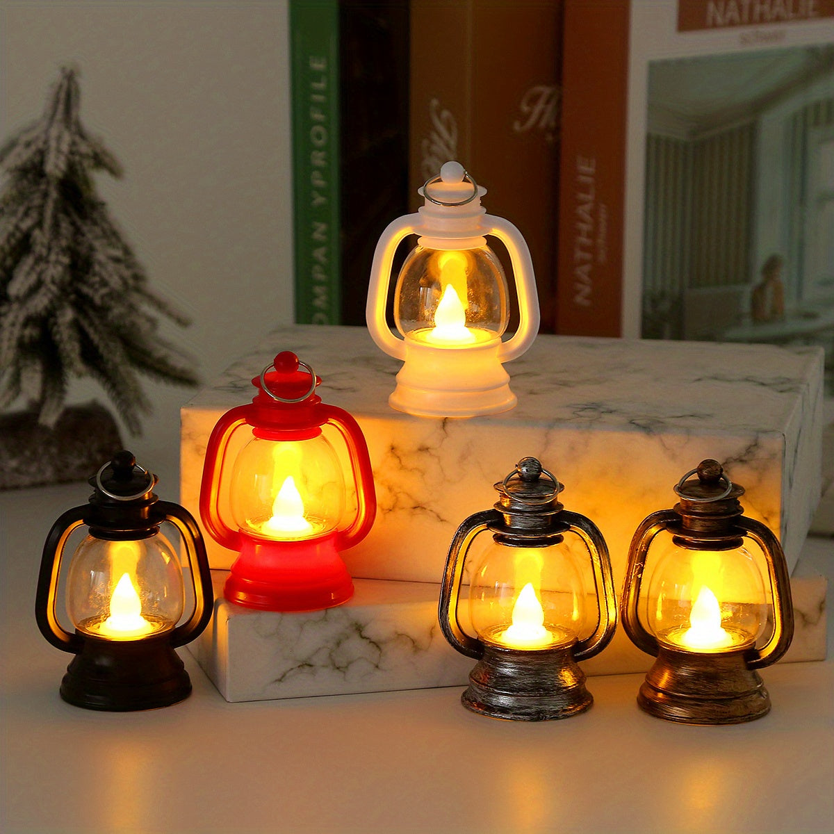 Vintage Mini LED Lanterns – Warm Party Lights