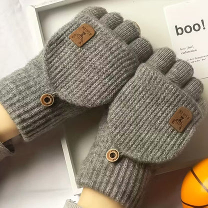 Befez | Men's Thermal Fingerless Gloves - Insulated and Cozy