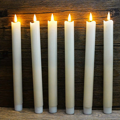 Warm LED Flicker Cone Candles