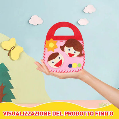 Colorful Handmade School Backpack