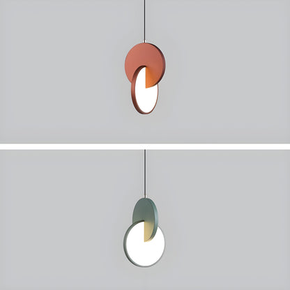 Stylish Round LED Hanging Light with Soft Warm Glow