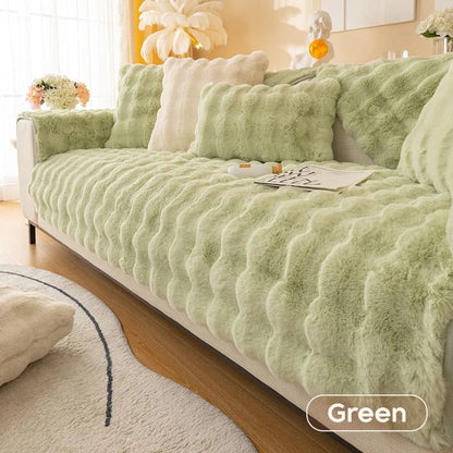 Plush Sofa Throw Blanket for Cozy Living Room Decor