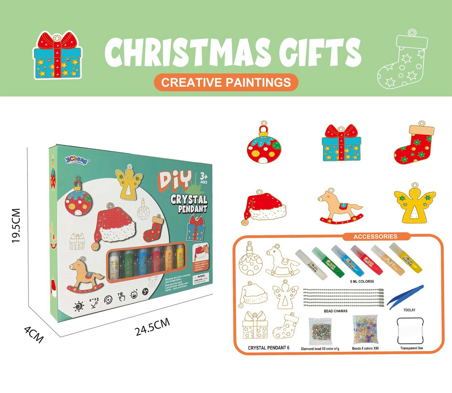 Befez | SparkleCharm | Kids Crystal Necklace Making Kit