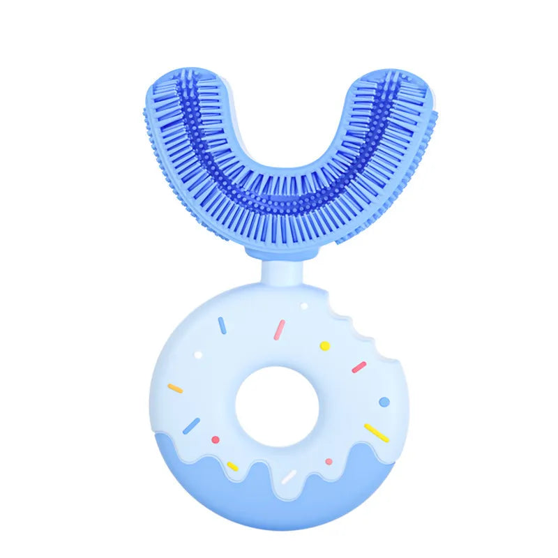 Soft Baby Toothbrush - Fun Silicone U-Shaped Brush - Befez