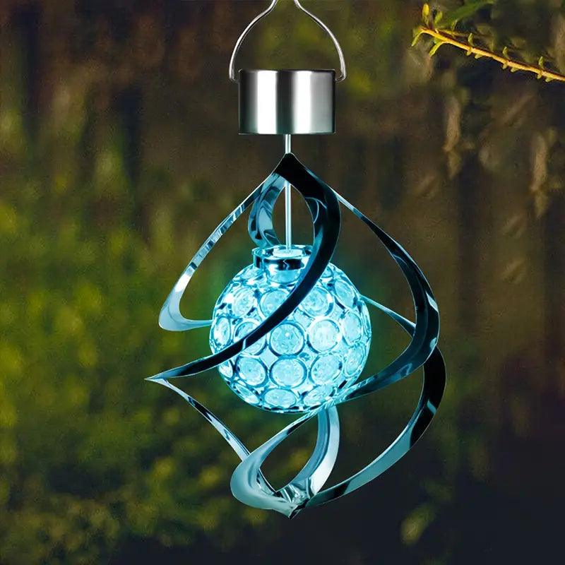 Outdoor Solar Powered Color Changing Wind Chime