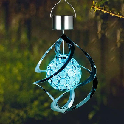 Outdoor Solar Powered Color Changing Wind Chime