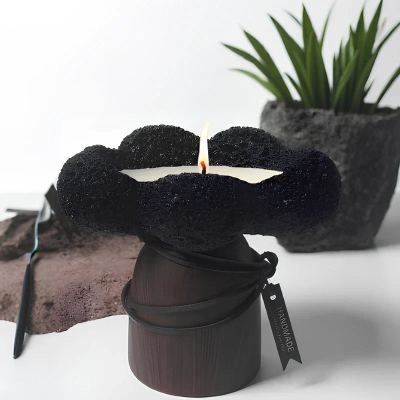 Warm Glow Metal Candle Holder