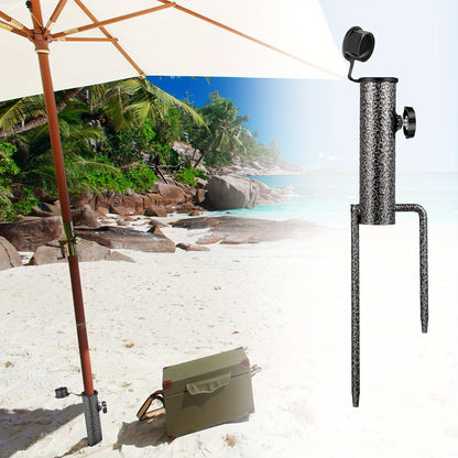 Compact Umbrella Holder for 1.1-1.3 in Poles, Stable & Portable - Befez