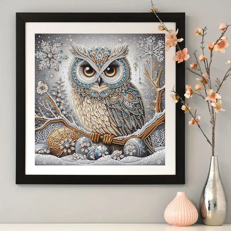 Whimsical Owl Figurine Decoration Statue