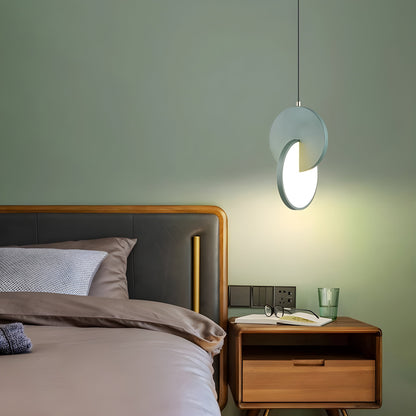 Stylish Round LED Hanging Light with Soft Warm Glow