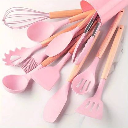 Premium Silicone Kitchen Tool Set (12-Piece)