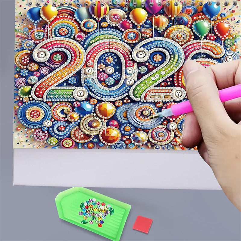 Colorful 2026 Desk Calendar Kit