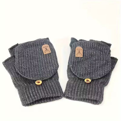 Befez | Men's Thermal Fingerless Gloves - Insulated and Cozy