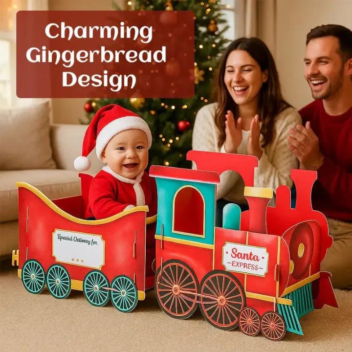 Magic Christmas Morning Surprise Storage Ottoman