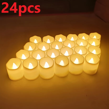 Warm Ambient LED Candle Lights