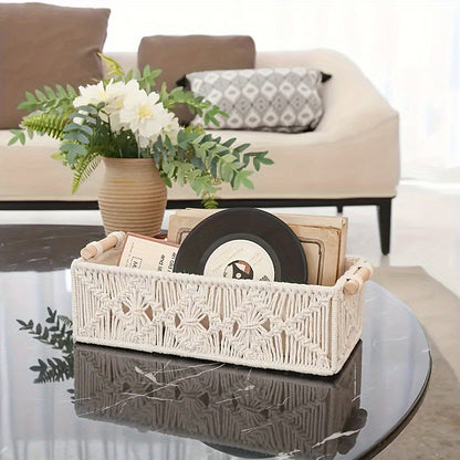 Rustic Woven - Natural Fiber Storage Basket