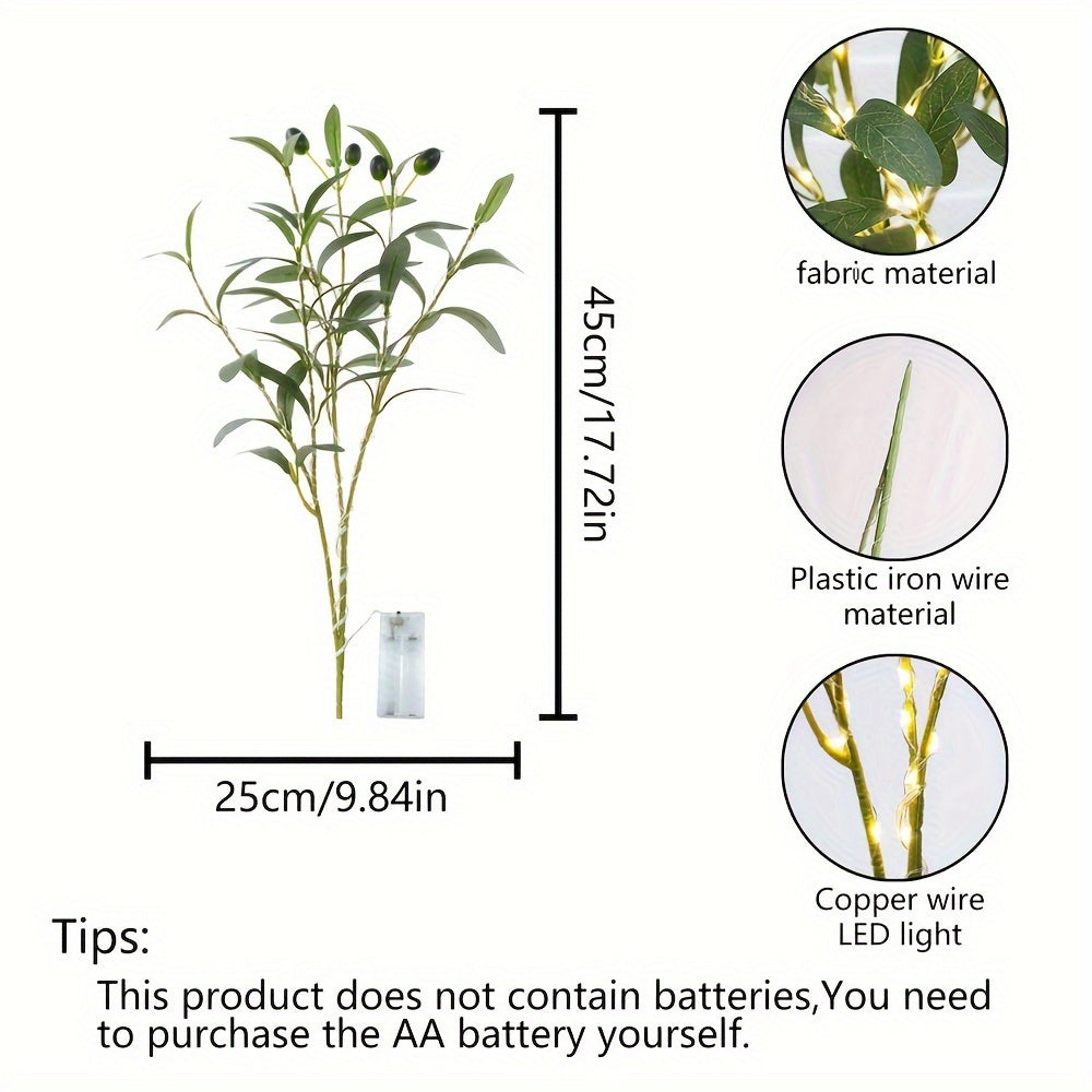 Stylish Green Leaf LED Desk Lamp