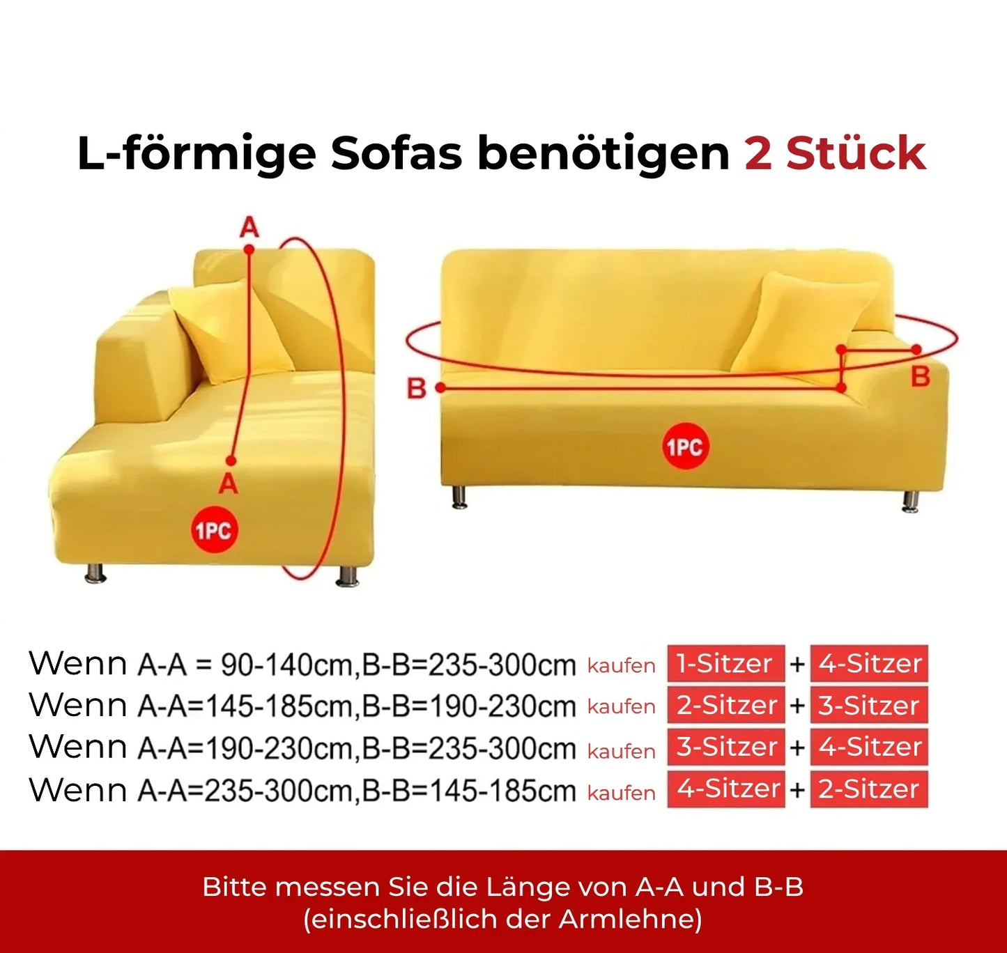 Stretchy Fabric Sofa Protector Cover