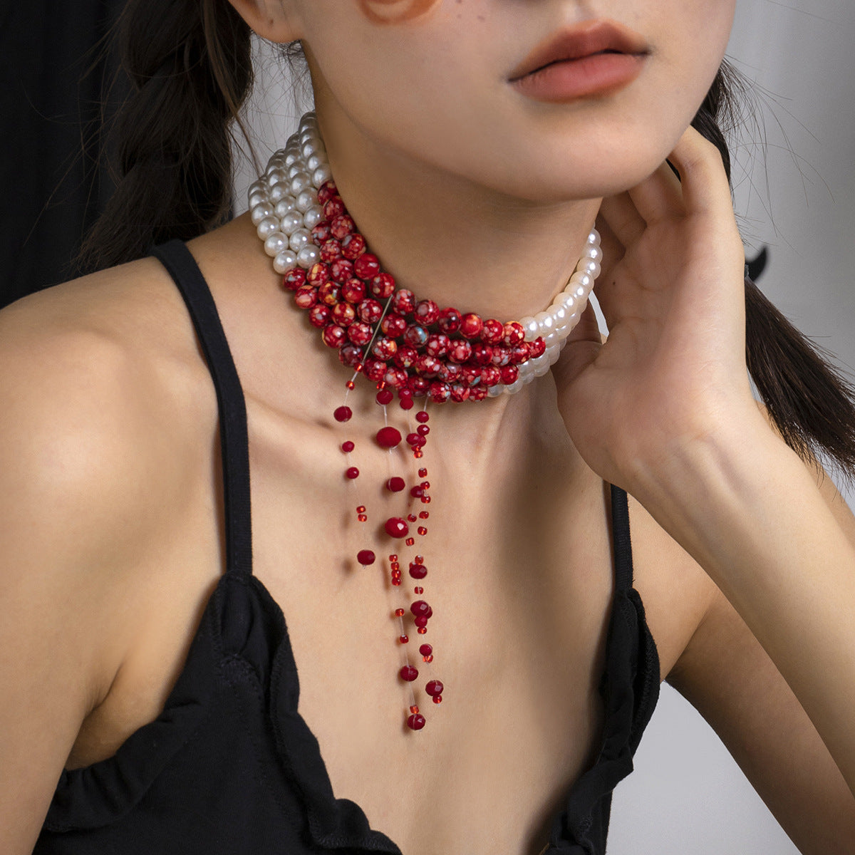 Spooky Chain Necklace for Edgy Fashion Style - Befez