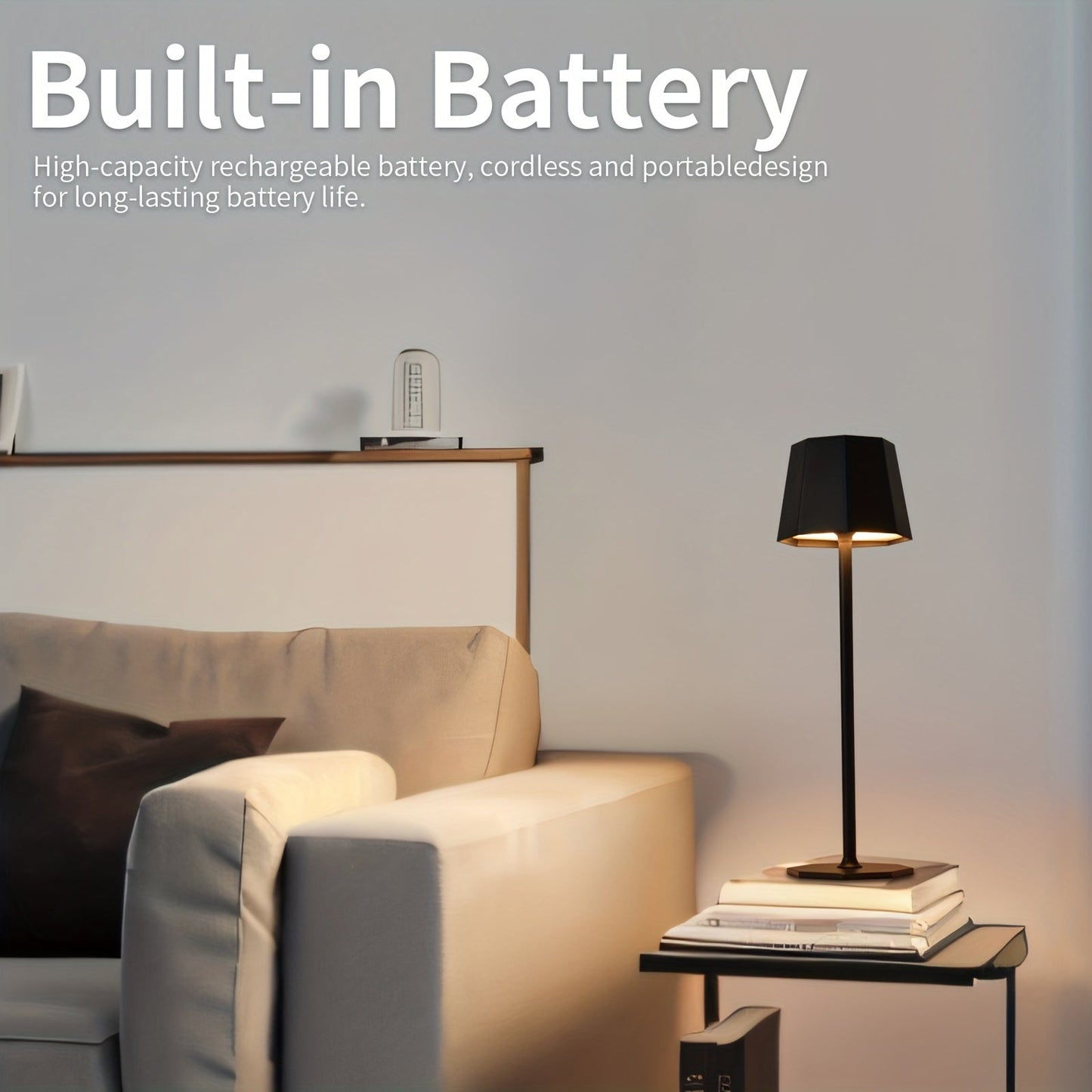 Portable 2 Pack Cordless Table Lamps