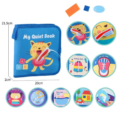 Befez | Sensory Baby Book - Interactive Touch & Feel Toy