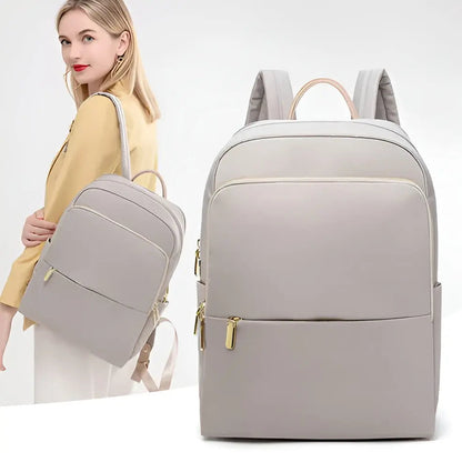 Compact Women's Water Resistant Laptop Backpack