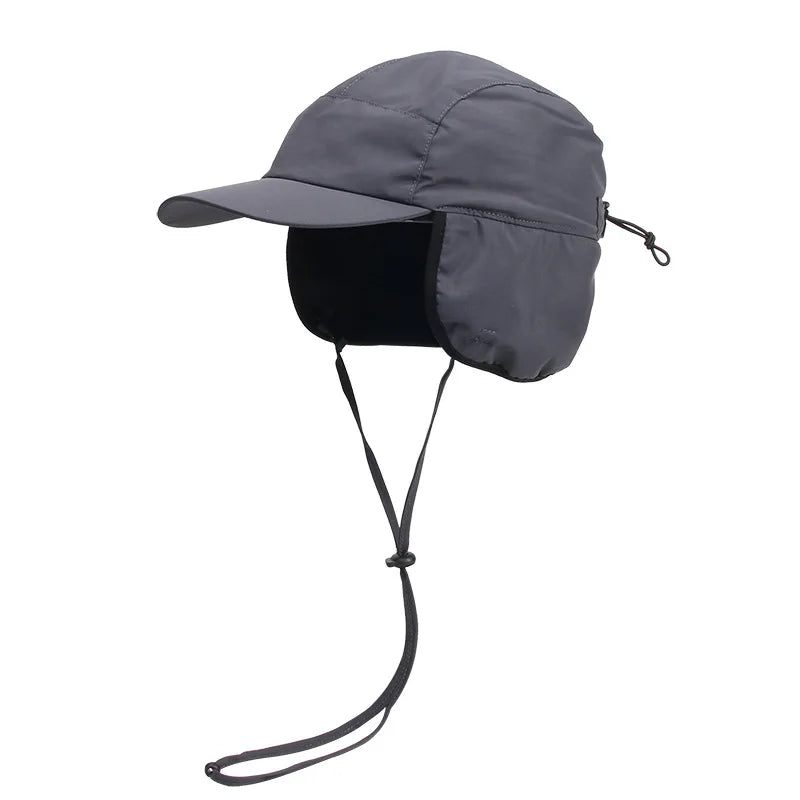 Warm Fleece Beanie with Ear Covers