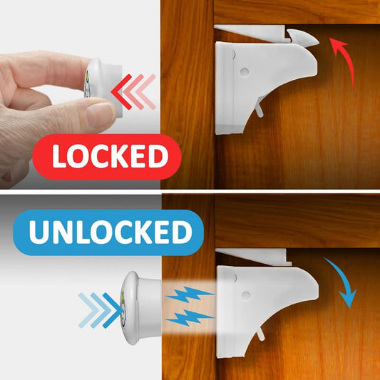 Baby Proof Magnetic Cabinet Locks - Befez