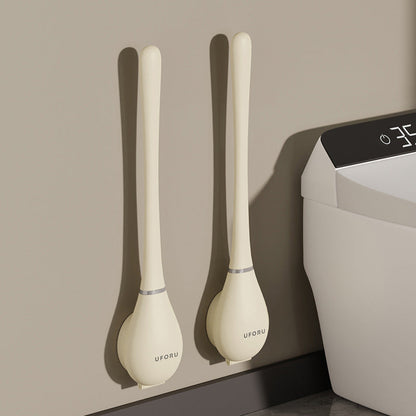 Soft Silicone Toilet Brush Compact Design