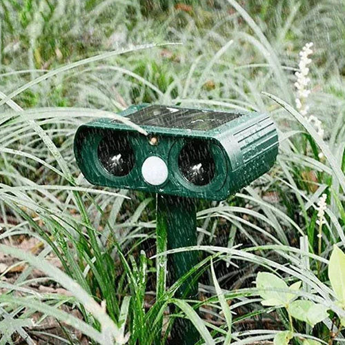 Outdoor Motion Activated Animal Repellent Ultrasonic Device