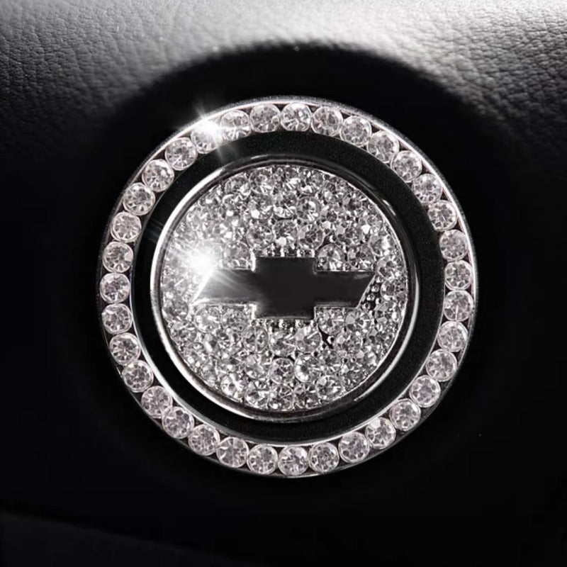 Luxury Crystal Car Starter Button Cover Ring