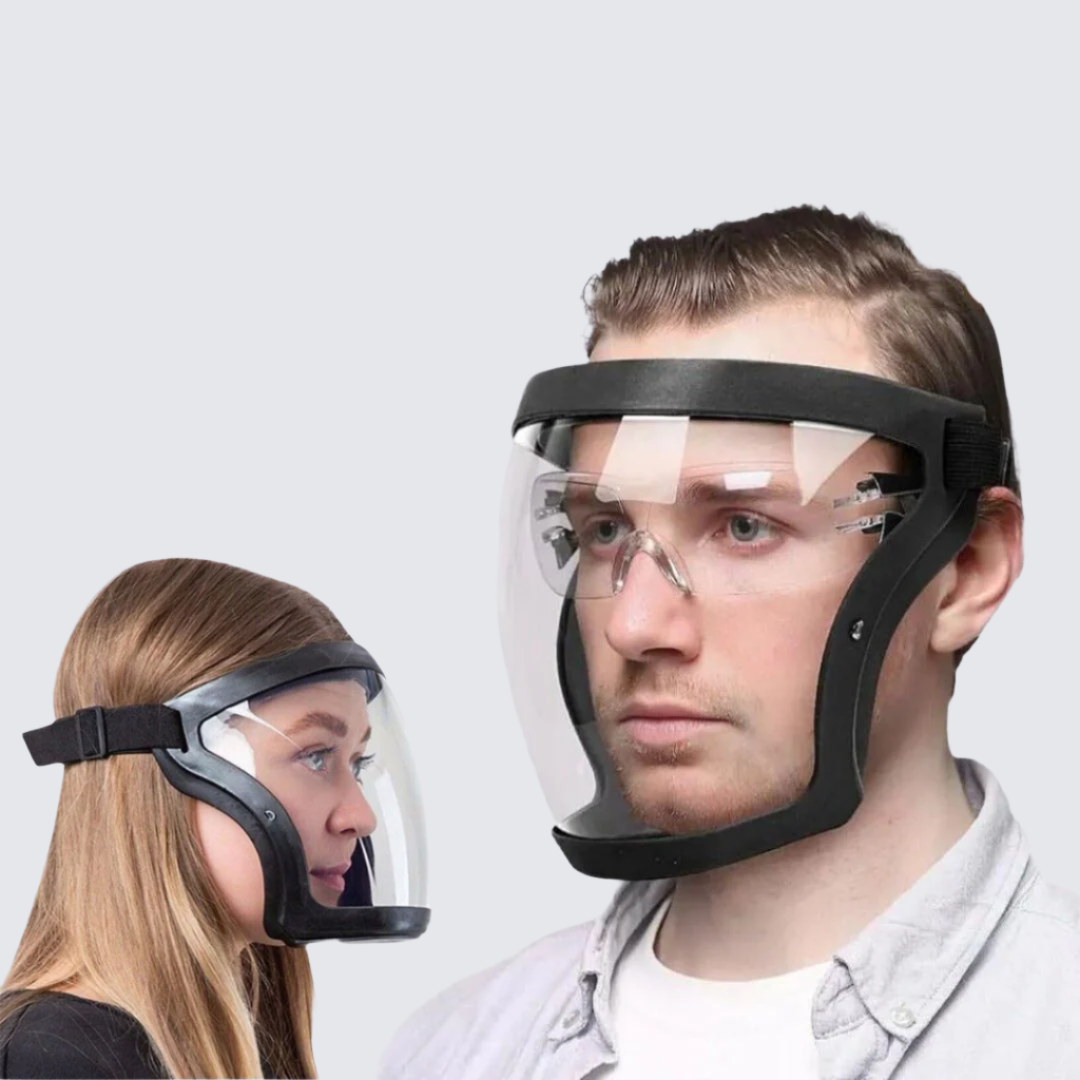Clear Protective Screen, Full Mobility Face Mask - Befez
