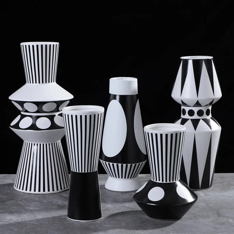 Stylish Abstract Decor Vase