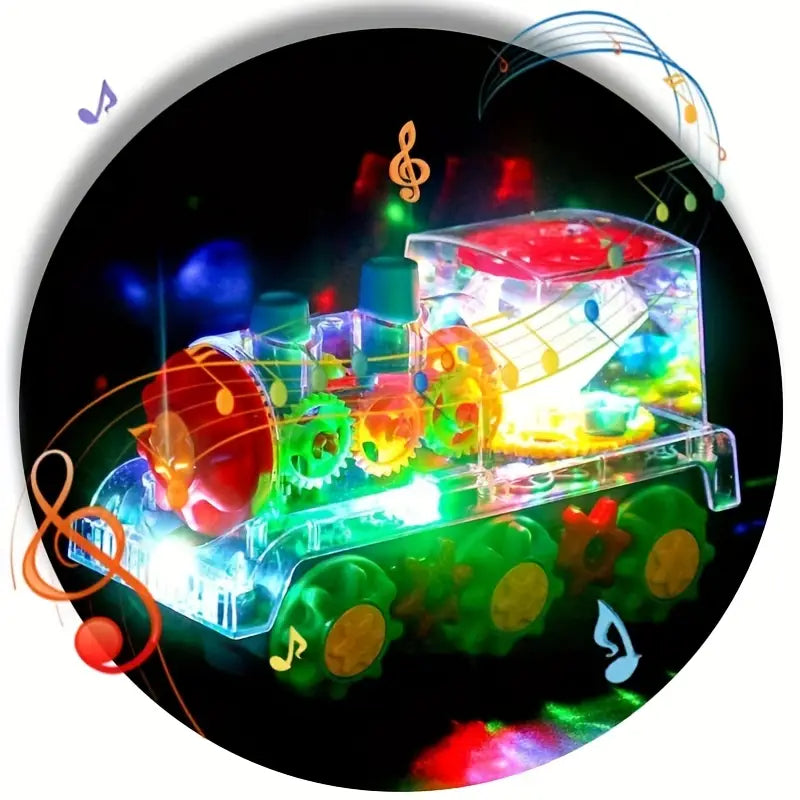 Colorful Musical Train Lamp Toy