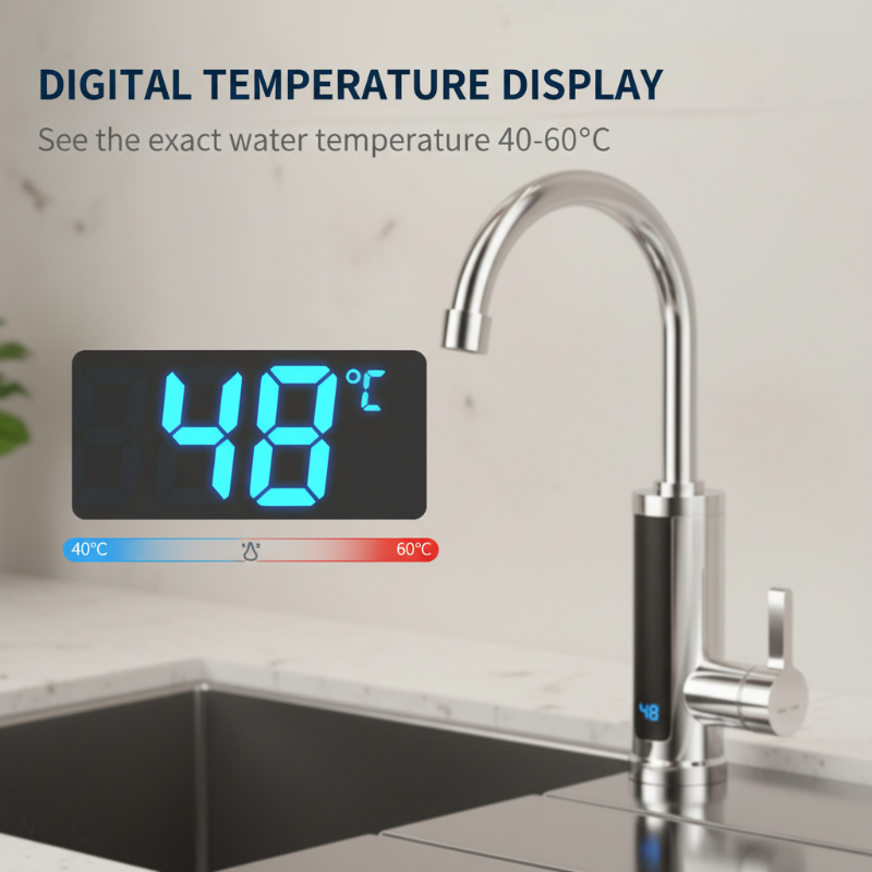 Fast Instant Hot Water Tap for Kitchen Sinks