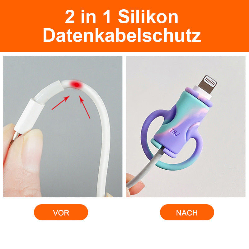 Flexible Dual USB Cable Protector