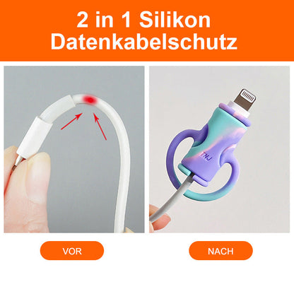 Flexible Dual USB Cable Protector