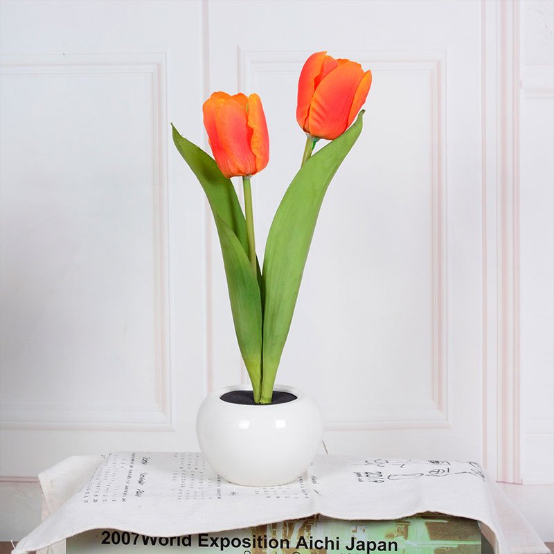 Stylish Floral LED Desk Lamp
