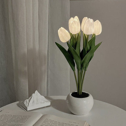 Stylish Floral LED Desk Lamp