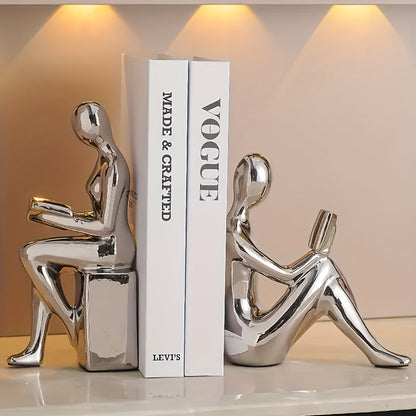 Modern Ceramic Decorative Bookends