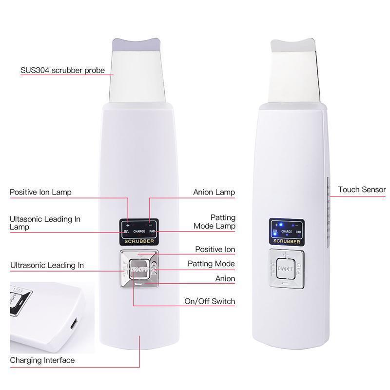 Advanced Facial Cleansing Ultrasonic Skin Tool