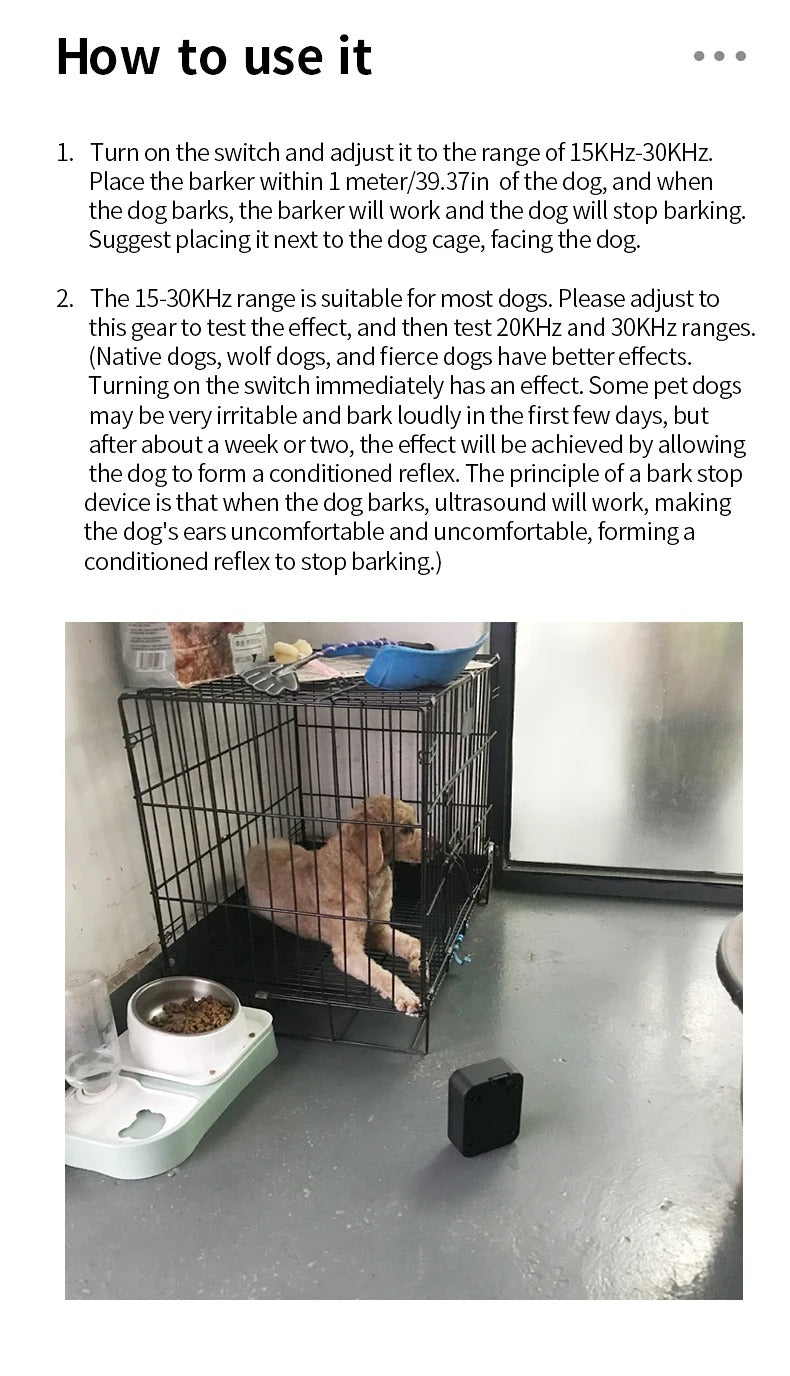 Effective Dog Bark Control Training Device
