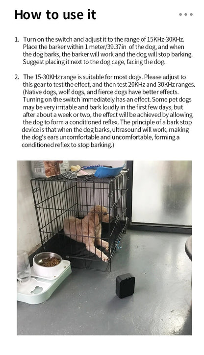 Effective Dog Bark Control Training Device