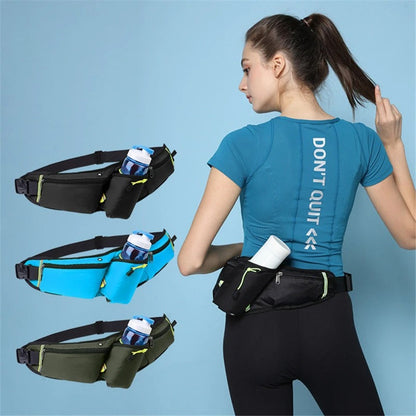 Waterproof Sports Waist Pack with Bottle Holder - Befez