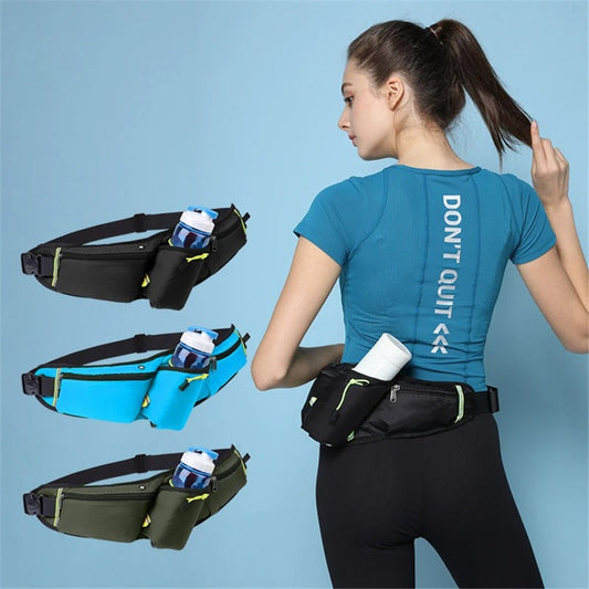 Waterproof Sports Waist Pack with Bottle Holder - Befez