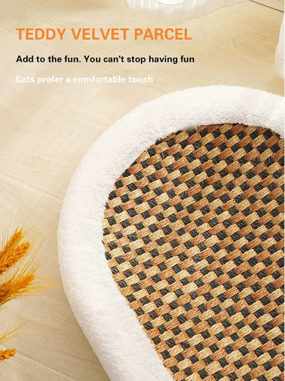 Plush Cat Bed for Pets