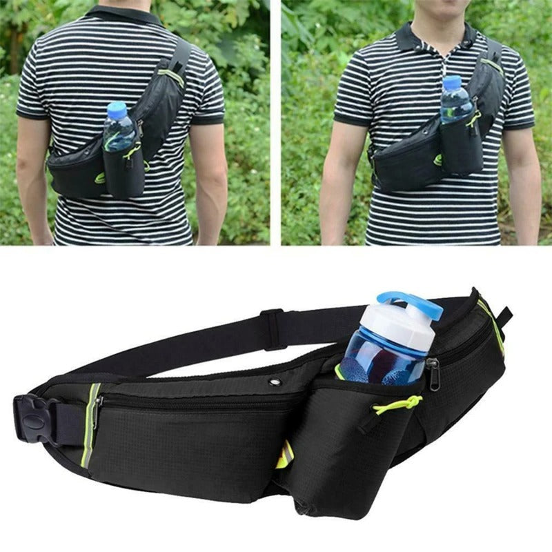 Waterproof Sports Waist Pack with Bottle Holder
