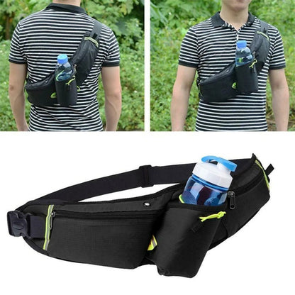 Waterproof Sports Waist Pack with Bottle Holder