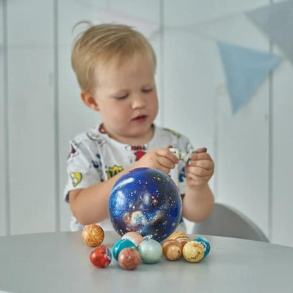 Fun Interactive Wooden Planet Toy